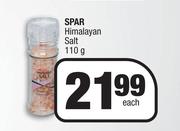 Spar Himalayan Salt-110g Each