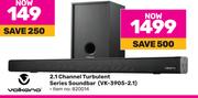 Volkano 2.1 Channel Turbulent Series Soundbar VK-3905-2.1