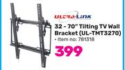Ultra Link 32"-70" Tilting TV Wall Bracket UL-TMT3270