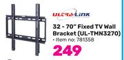 Ultra Link 32"-70" Fixed TV Wall Bracket UL-TMN3270