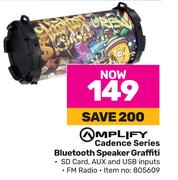 Amplify Cadence Series Bluetooth Speaker Graffiti