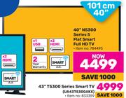 Samsung 43" T5300 Series Smart TV UA43T5300AKX