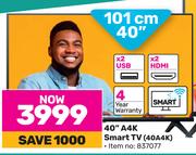Hisense 40" (101cm) A4K Smart TV 40A4K