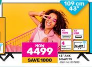 Hisense 43" (109cm) A4K Smart TV