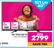 Telefunken 40" (101cm) FHD LED TV