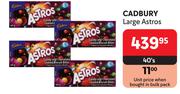 Cadbury Large Astros-40's