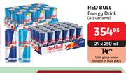 Red Bull Energy Drink (All Variants)-24 x 250ml