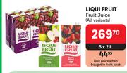 Liqui Fruit Fruit Juice (All Variants)-6 x 2L