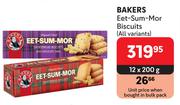 Bakers Eet Sum Mor Biscuits (All Variants)-12 x 200g