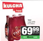 Tafel Lager NRB 6 x 330ml-Per Pack