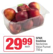 Spar Freshline Nectarines Value Punnet-750g