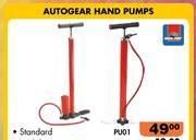 Autogear Standard Hand Pump With Booster & Gauge PU01BG