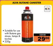 Alva Butane Canister CCR100