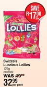 Swizzels Luscious Lollies-176g Per Pack