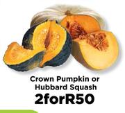 Crown Pumpkin Or Hubbard Squash-For 2