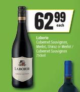 Laborie Cabernet Sauvignon, Merlot, Shiraz Or Merlot/Cabernet Sauvignon-750ml Each