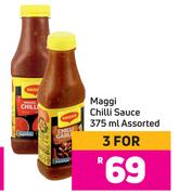 Maggi Chilli Sauce Assorted-For 3 x 375ml