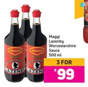 Maggi Lazenby Worcestershire Sauce-For 3 x 500ml