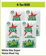 White Star Super Maize Meal-For 4 x 1Kg