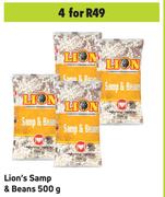 Lion's Samp & Beans-For 4 x 500g