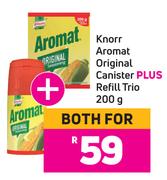 Knorr Aromat Original Canister Plus Refill Trio 200g-Both For