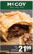 McCoy Pies (Selected) Or Sausages Rolls-Each