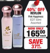 Revlon Pink Hapiness EDT Assorted-50ml Each