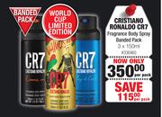 Cristiano Ronaldo CR7 Fragrance Body Spray Banded Pack-3 x 150ml Per Pack