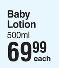 Johnson's Baby Lotion-500ml Each