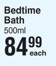 Johnson's Bedtime Bath-500ml Each