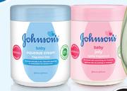 Johnson's Baby Aqueous Cream Or Jelly-500ml Each