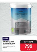 Promac Easy Coat Textured Acrylic-20Ltr