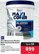 Dulux Maxicover Pilotex Matt Textured Exterior Paint-20Ltr