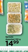 Sprouts Assorted-130g Each