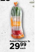 Robot Peppers-3's Pack Each