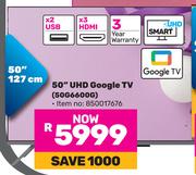 Skyworth 50"(127cm) UHD Google TV 50G6600G