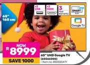 Skyworth 65"(165cm) UHD Google TV 65G6600G
