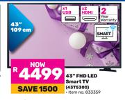 Samsung 43"(109cm) FHD LED Smart TV 43T5300