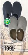 Gear Men's Slippers-Per Pair