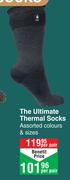 Heat Holders The Ultimate Thermal Socks Assorted Colours & Sizes-Per Pair