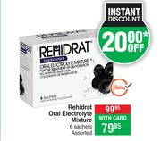 Rehidrat Oral Electrolyte Mixture 6 Sachets Assorted