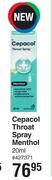 Cepacol Throat Spray Menthol-20ml