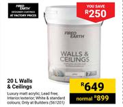 Fired Earth Walls & Ceilings-20Ltr