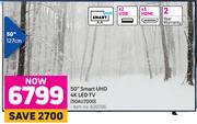 Samsung 50" Smart UHD 4K LED TV 50AU7000