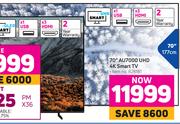 Samsung 70" AU7000 UHD 4K Smart TV