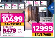 Hisense 75" A6H UHD 4K Smart TV