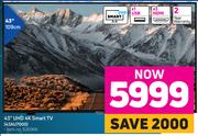 Samsung 43" UHD 4K Smart TV 43AU7000