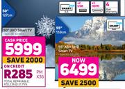 Hisense 50" UHD Smart TV