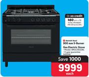 Bennett Read 900mm 5 Burner Gas Electric Stove BRGC9022BL