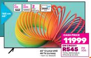 Samsung 65" (165cm) Crystal UHD 4K TV CU7000